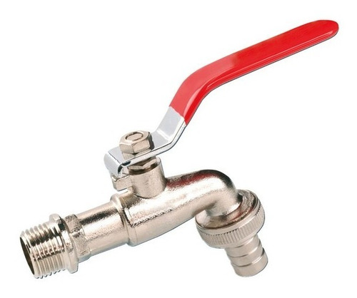 LLAVE BOLA JARDÍN 1/2 X 3/4 LATON REFORZADO EDR - 1