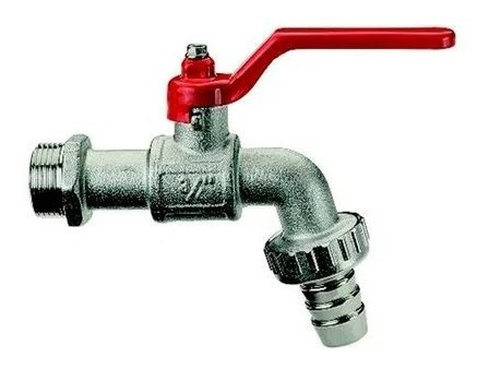 LLAVE BOLA JARDÍN 1/2 X 3/4 LATON REFORZADO EDR - 2