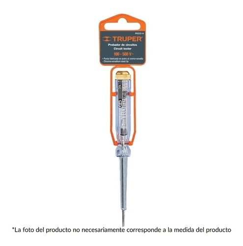 PROBADOR DE CORRIENTE TIPO DESARMADOR TRUPER PROCO-19 - 1