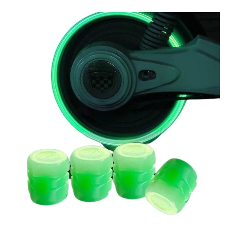 TAPAS DE VALVULAS AUTOMOVIL BICI SCOOTER MOTO LUMINOSAS 4U - 3