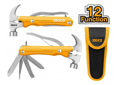 MARTILLO CTIN54 NAVAJA 12 FUNC MULTI USO INGCO HMFH0121 - 1