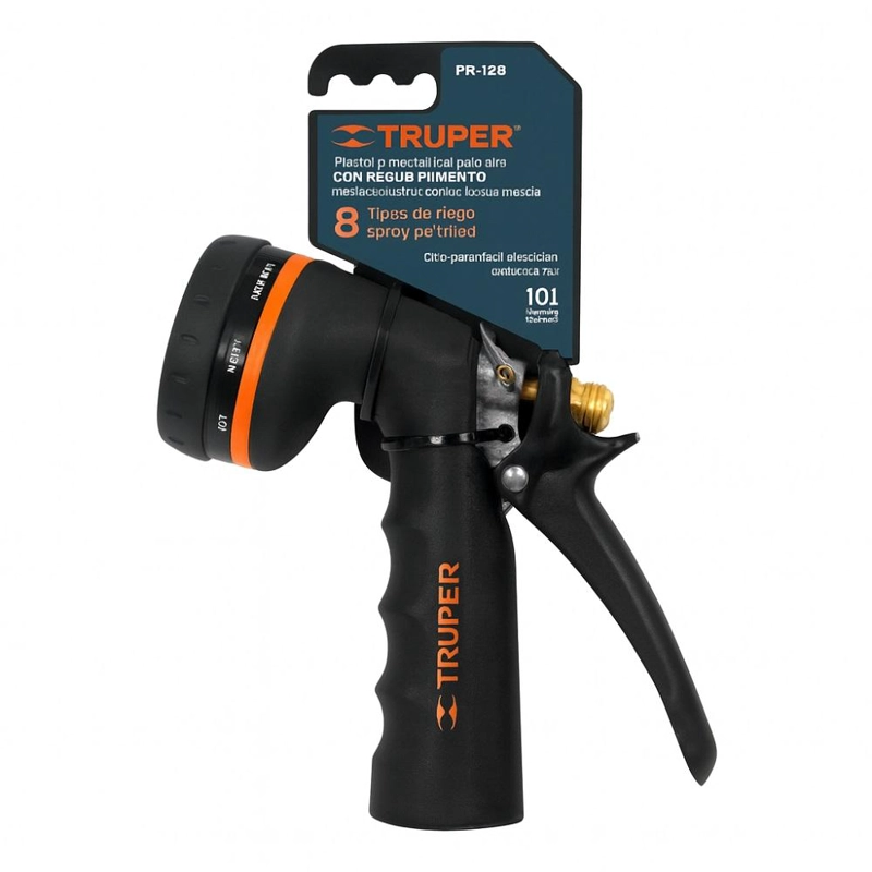 PÍSTOLA TRUPER CTTRU236 RIEGO METAL CON RECUBRIMIENTO 8FUNCIO - 5