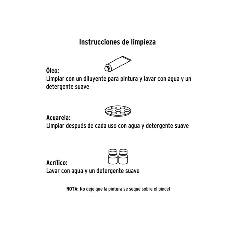 JUEGO DE PINCELES PRETUL (OLEO,ACUARELA,ACRILICO) 5UN - 7