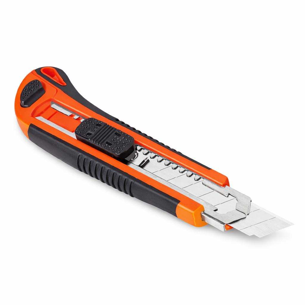 CUCHILLO CARTONERO DE 15 CMS CON GRIP + 3 HOJAS REPUESTO - 2