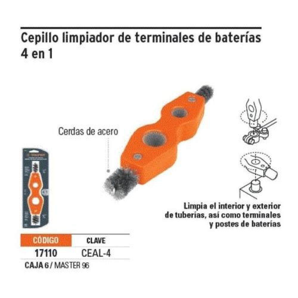 LIMPIADOR TRUPER CTTRU170 TERMINALES BATERIAS 4 EN 1 PROFESION - 3