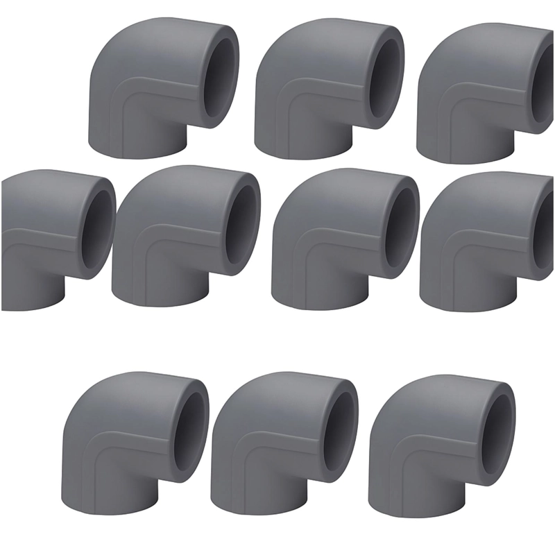 PACK 10 CODOS PPR 20MM NUEVOS ALTA CALIDAD GRIS - 2