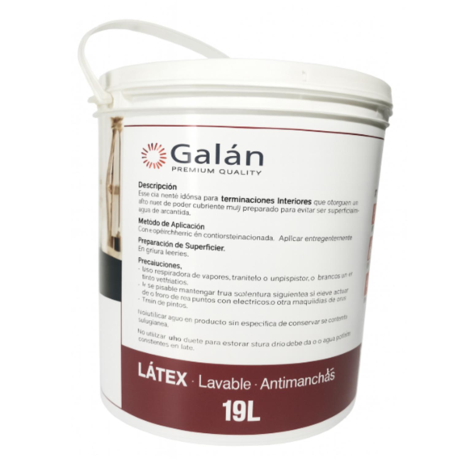 PINTURA CTG09 GALON LATEX BLANCO MATE GALAN - 2