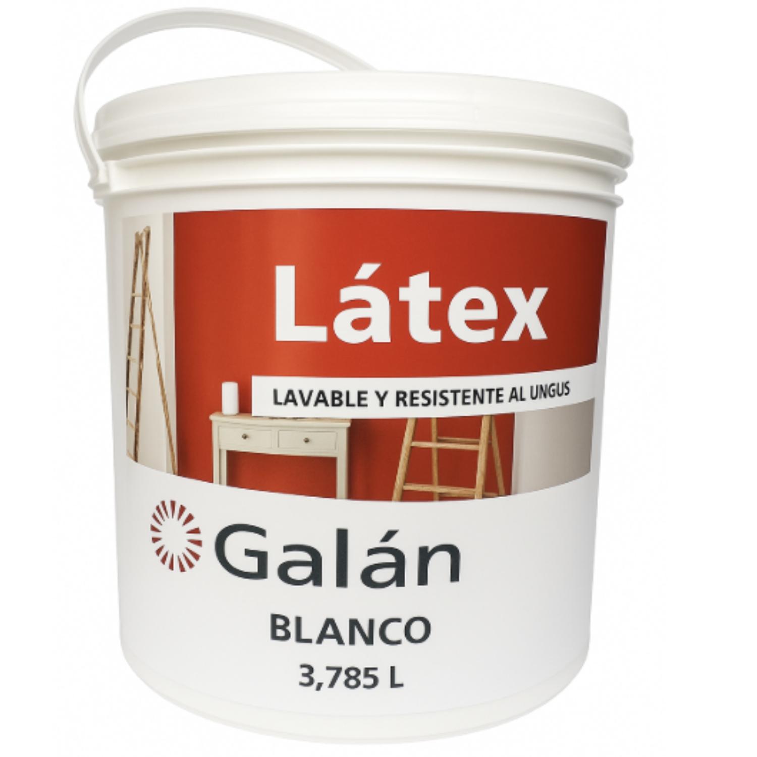 PINTURA CTG09 GALON LATEX BLANCO MATE GALAN - 3