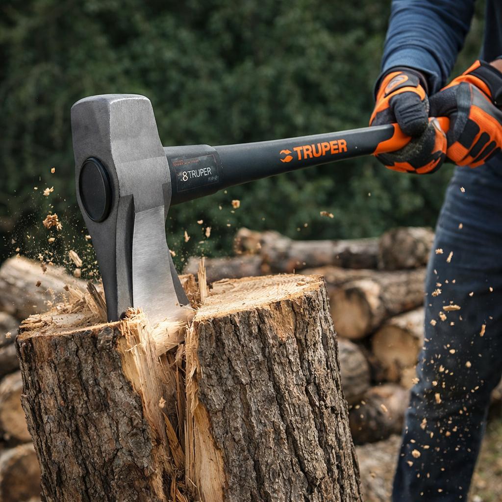 HACHA TRUPER CTTRU117 PARTIR MADERA 8 LBS TJR-8FX - 6