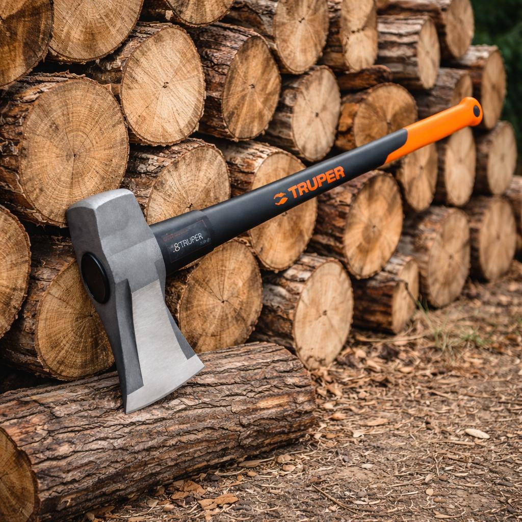 HACHA TRUPER CTTRU117 PARTIR MADERA 8 LBS TJR-8FX - 8