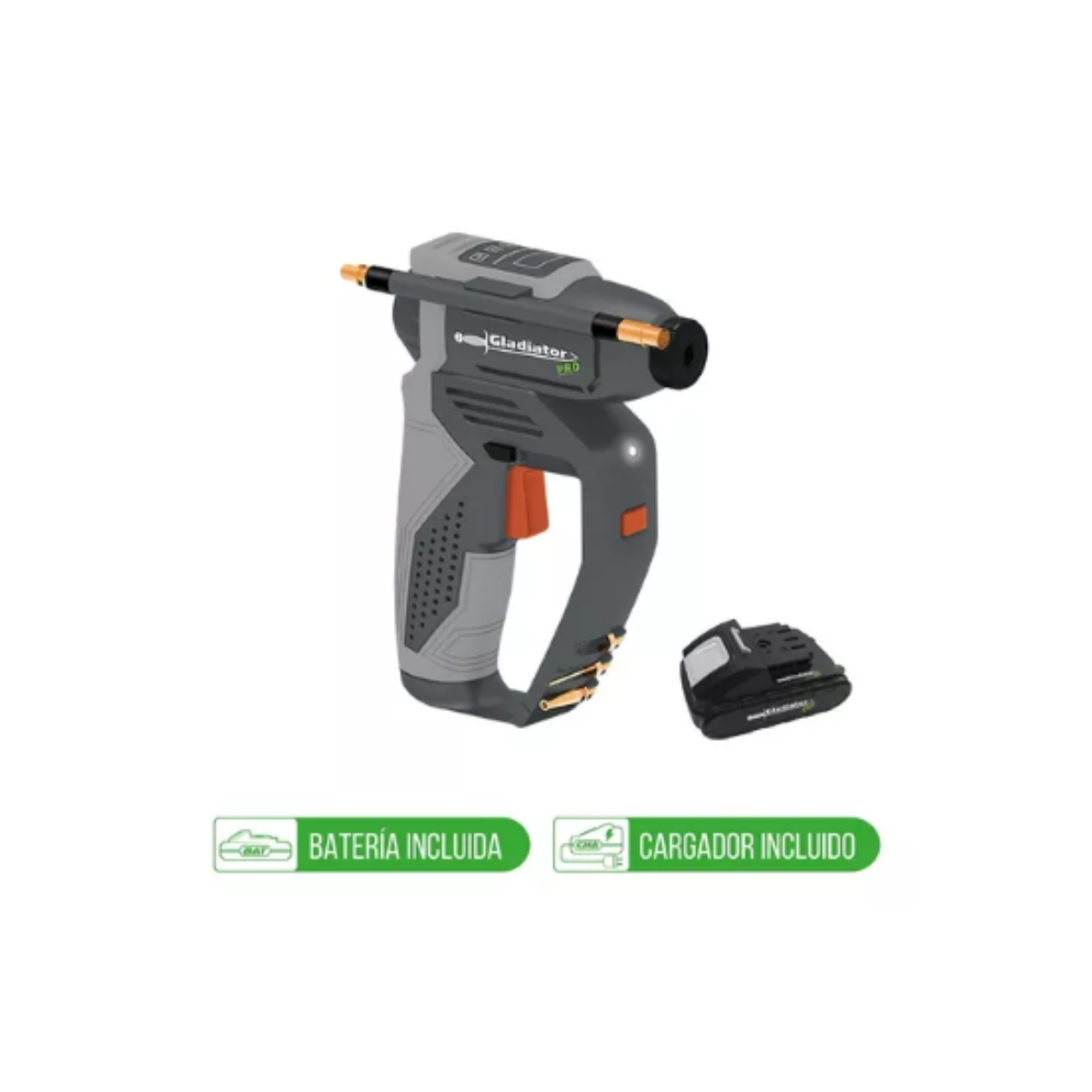 INFLADOR DE NEUMATICOS INALAMBRICO GLADIATOR 2024 18V SIN BAT - 2