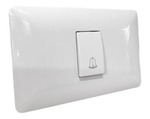 INTERRUPTOR PULSADOR TIMBRE 10A 250V, BLANCO ARMADO LEXO - 2