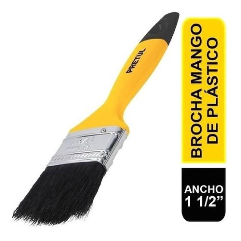 BROCHA PARA PINTAR ULTRARESISTENTE 1-1/2(3CM) PRETUL - 2