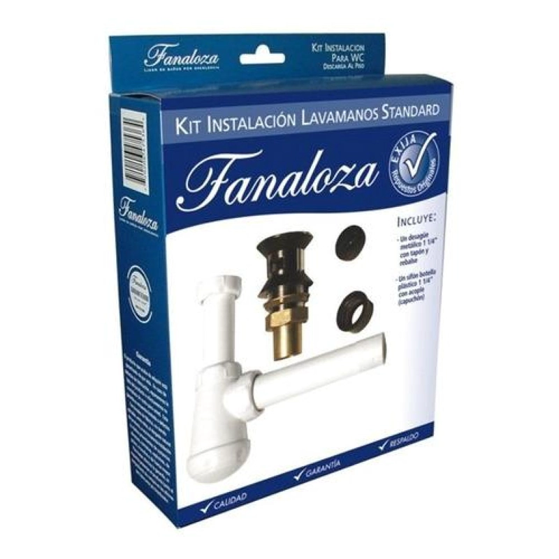 KIT DE INSTALACION FANALOZA CTFA11 LAVAMANOS STANDARD - 1
