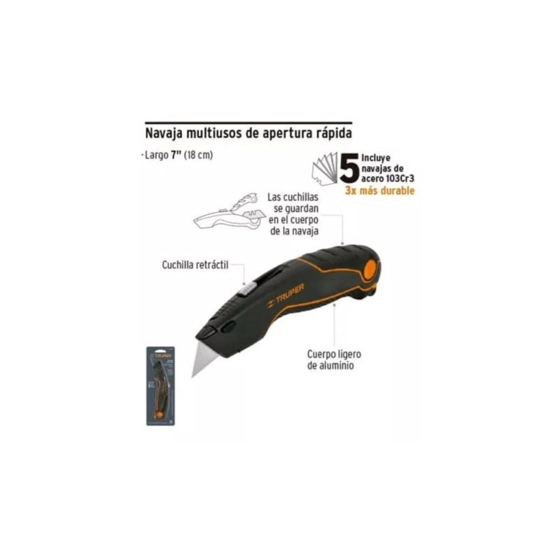 CUCHILLO TRUPER CTTRU59 CARTONERO NM-6 - 3