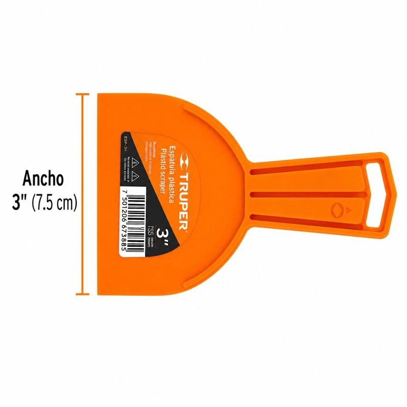 ESPATULA PLASTICA 3´´ ET-3P TRUPER - 4