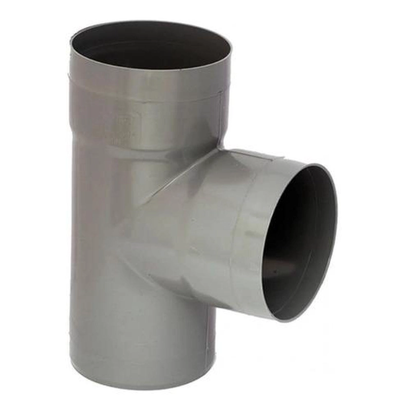 TEE 75 MM PVC SANITARIO GRIS HOFFENS - 1