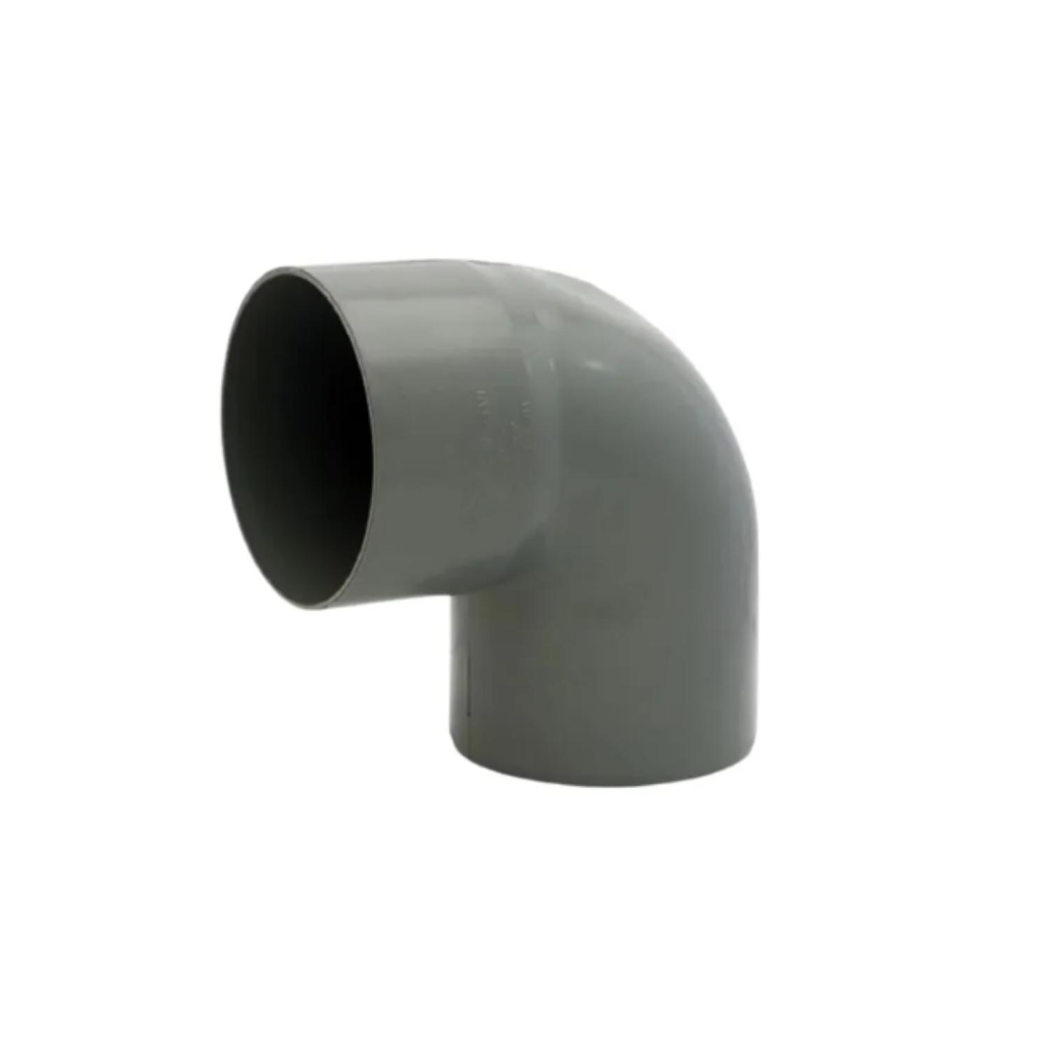 CODO PVC SANITARIO 110MM * 90 GRADOS GRIS PETROFLEX - 3