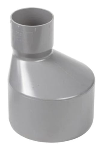 COPLA REDUCCIÓN PVC SANITARIO GRIS 75X50 MM HOFFENS - 1