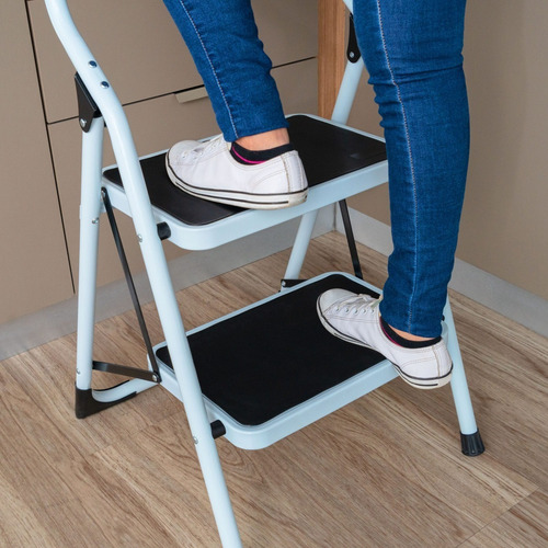 ESCALERA PRETUL CTPR17 TUBULAR PLEGABLE 2 PELDAÑOS ESTU-2P - 5