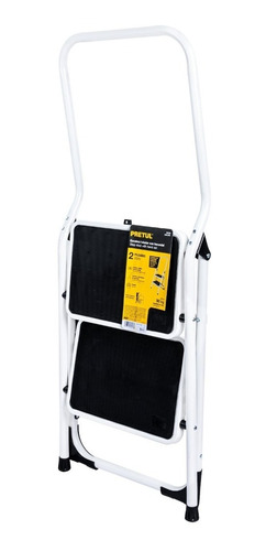 ESCALERA PRETUL CTPR16 TUBULAR PLEGABLE 2 PELDAÑOS C/BARANDA ACERO - 3
