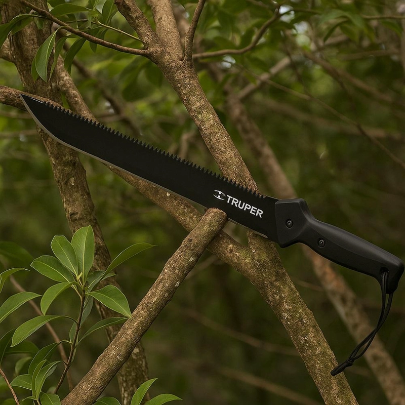 MACHETE TRUPER CTTRU193 DOBLE FILO 18 CACHA BIMATERIAL FUNDA - 5
