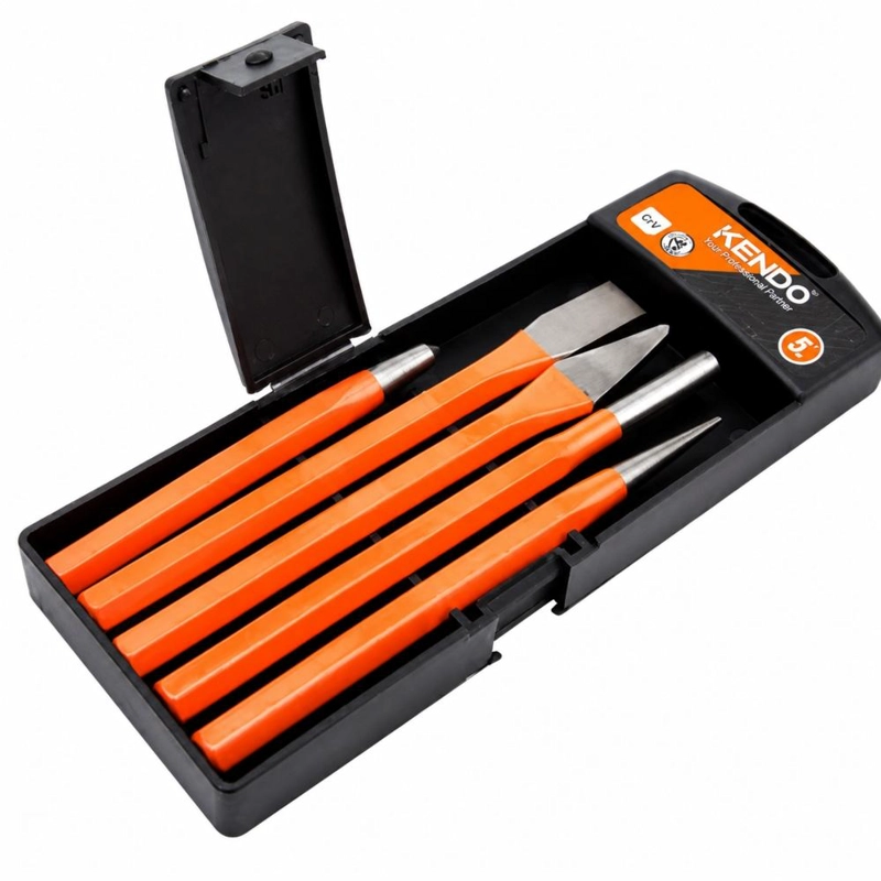 SET HERRAMIENTAS KENDO CINCELES CTK16 5 PIEZAS PUNTOS 26542 - 2