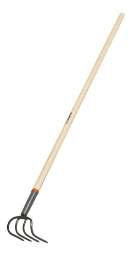 CULTIVADOR CON MANGO MADERA, 4 GANCHOS TRUPER - 1