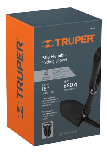 PALA PLEGABLE TRUPER PLE-18 45CM TRUPER - 4