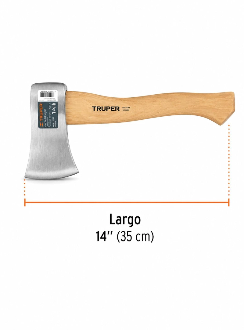 HACHA TRUPER CTTRU114 CAZADOR 1-1/4 LB MANGO HICKORY 14 - 5