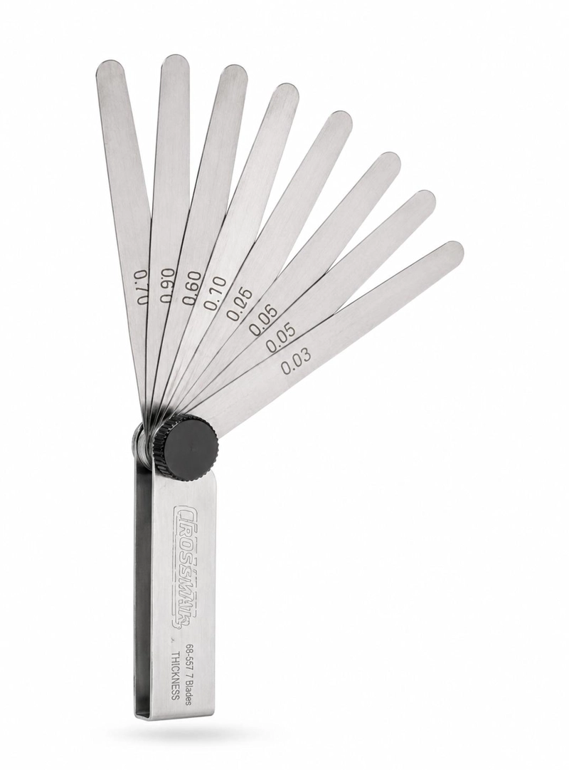FEELER (GALGA) CROSSMAN MILIMETRICO 7 HOJAS 68-557 - 1