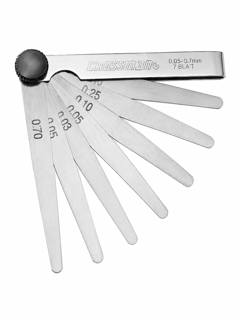 FEELER (GALGA) CROSSMAN MILIMETRICO 7 HOJAS 68-557 - 2