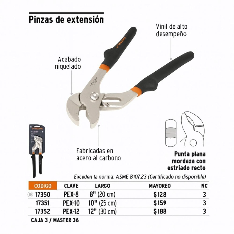 ALICATE PICO LORO 12 TRUPER PROFESIONAL - 4