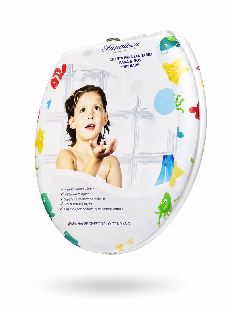 ASIENTO FANALOZA ADAPTADOR BAÑOS WC NIÑOS GARANTIA CTFA27 - 1
