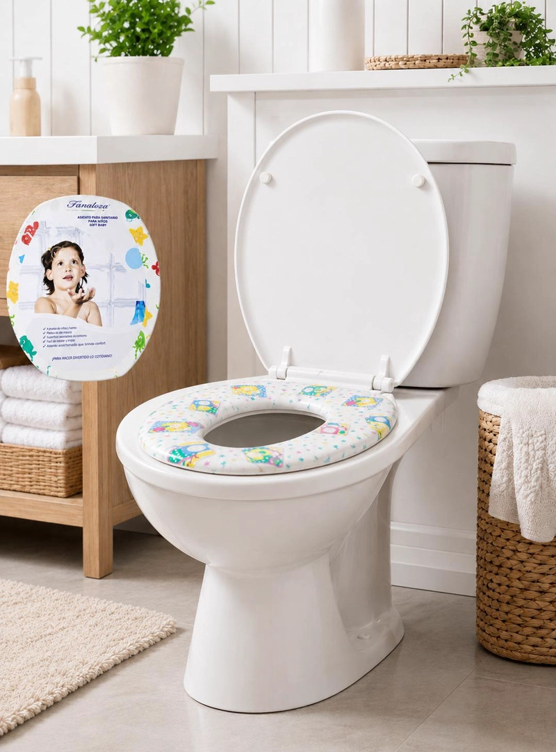 ASIENTO FANALOZA ADAPTADOR BAÑOS WC NIÑOS GARANTIA CTFA27 - 2