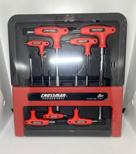 JUEGO LLAVE CROSSMAN CTCR11 ALLEN TIPO T 7 PIEZAS 2.5-10 MM 66799 - 2