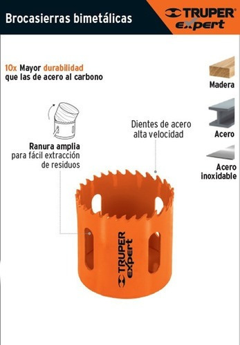 SIERRA DE COPA BIMETALICA TRUPER EXPERT, COBI-7/8 22MM - 4