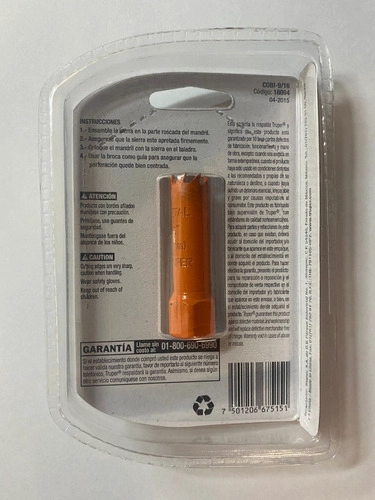 SIERRA COPA BIMETALICA TRUPER EXPERT, COBI-9/16 14,2MM - 3