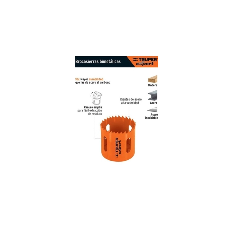 SIERRA COPA BIMETALICA TRUPER EXPERT, COBI-5/8 16MM - 4