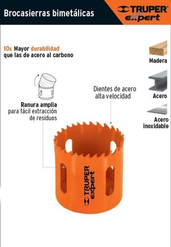 SIERRA COPA BIMETALICA TRUPER EXPERT, COBI-2 50MM - 2