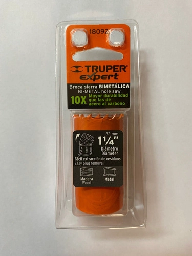 SIERRA DE COPA BIMETALICA TRUPER EXPERT, COBI-1-1/4 32MM - 2