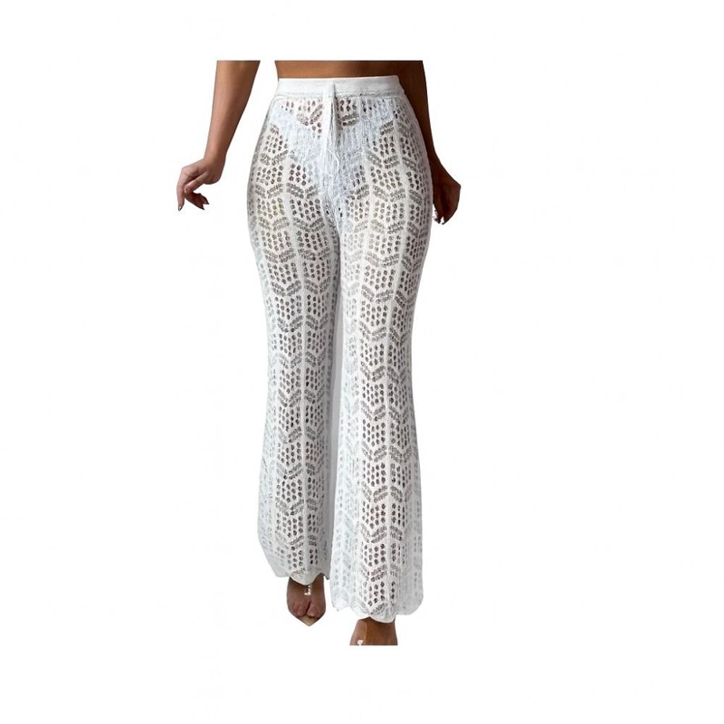 PANTALÓN LARGO MUJER GTTTBB PLAYERO TEJIDO CORDON DELANTERO PAREO - 1