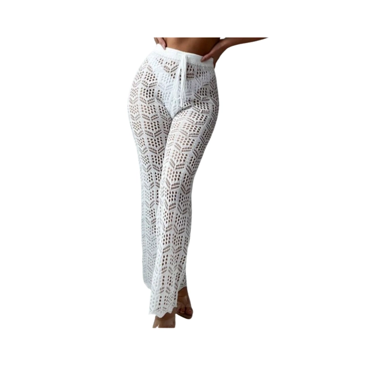 PANTALÓN LARGO MUJER GTTTBB PLAYERO TEJIDO CORDON DELANTERO PAREO - 3