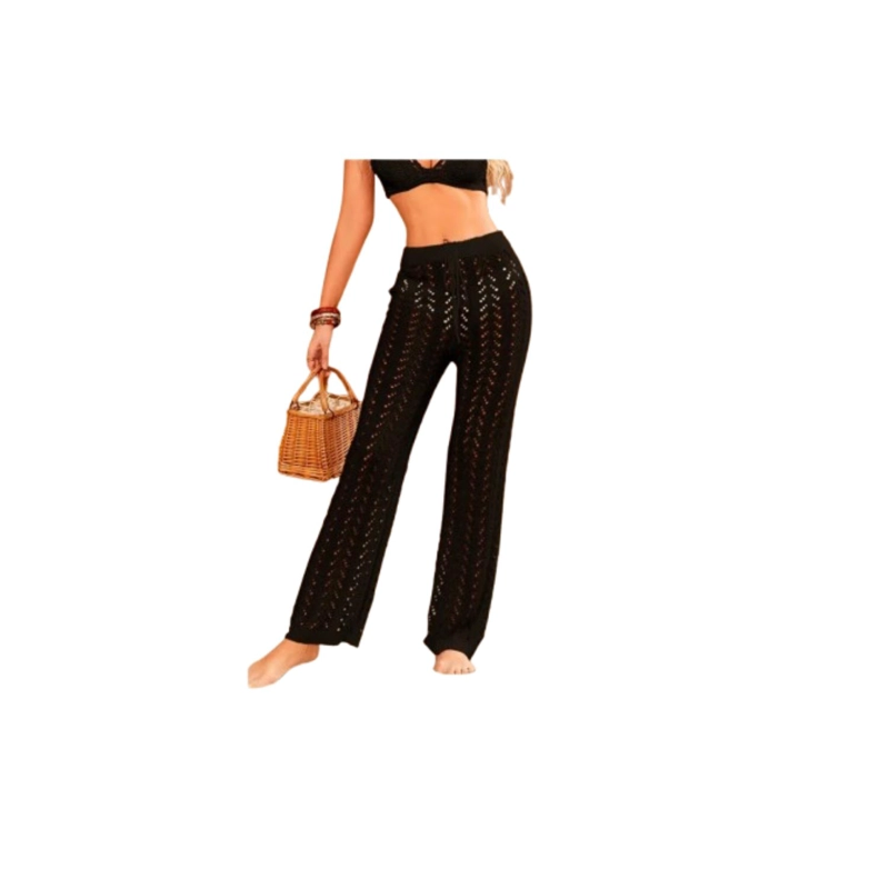 PANTALÓN LARGO MUJER GTTTBB PLAYERO TEJIDO CORDON DELANTERO PAREO - 4
