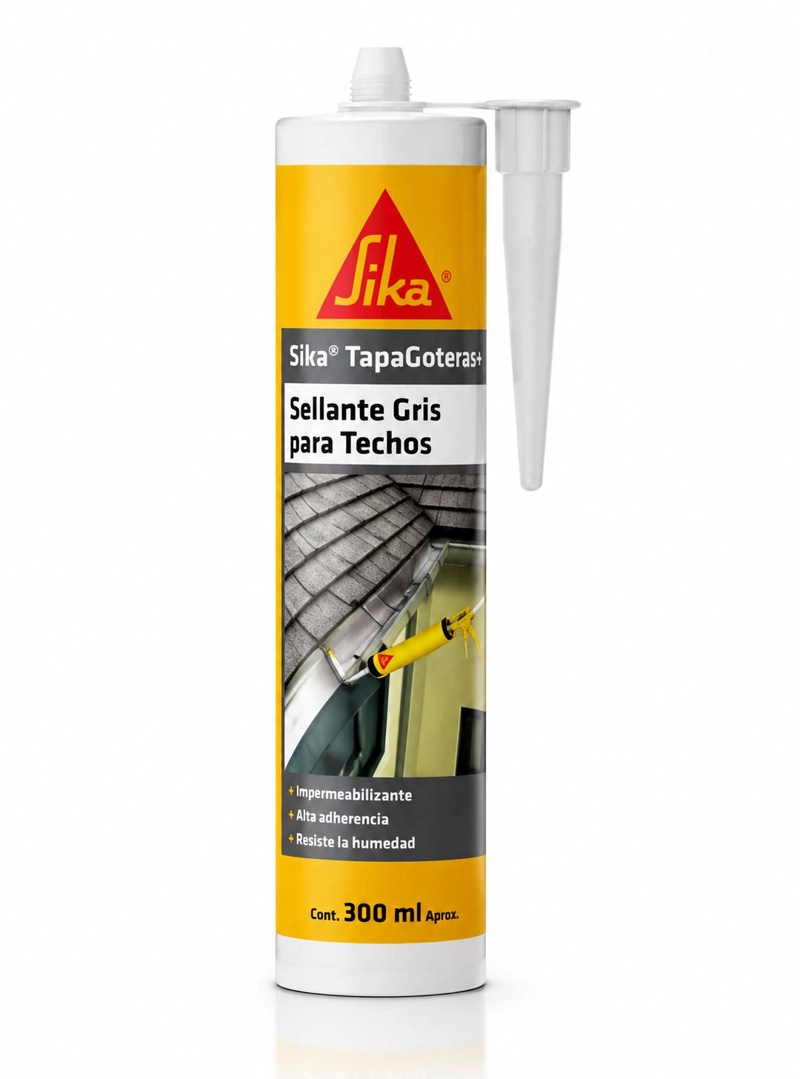 SELLANTE TAPAGOTERA SIKA CTSIK03 300 ML GRIS PARA TECHOS - 1