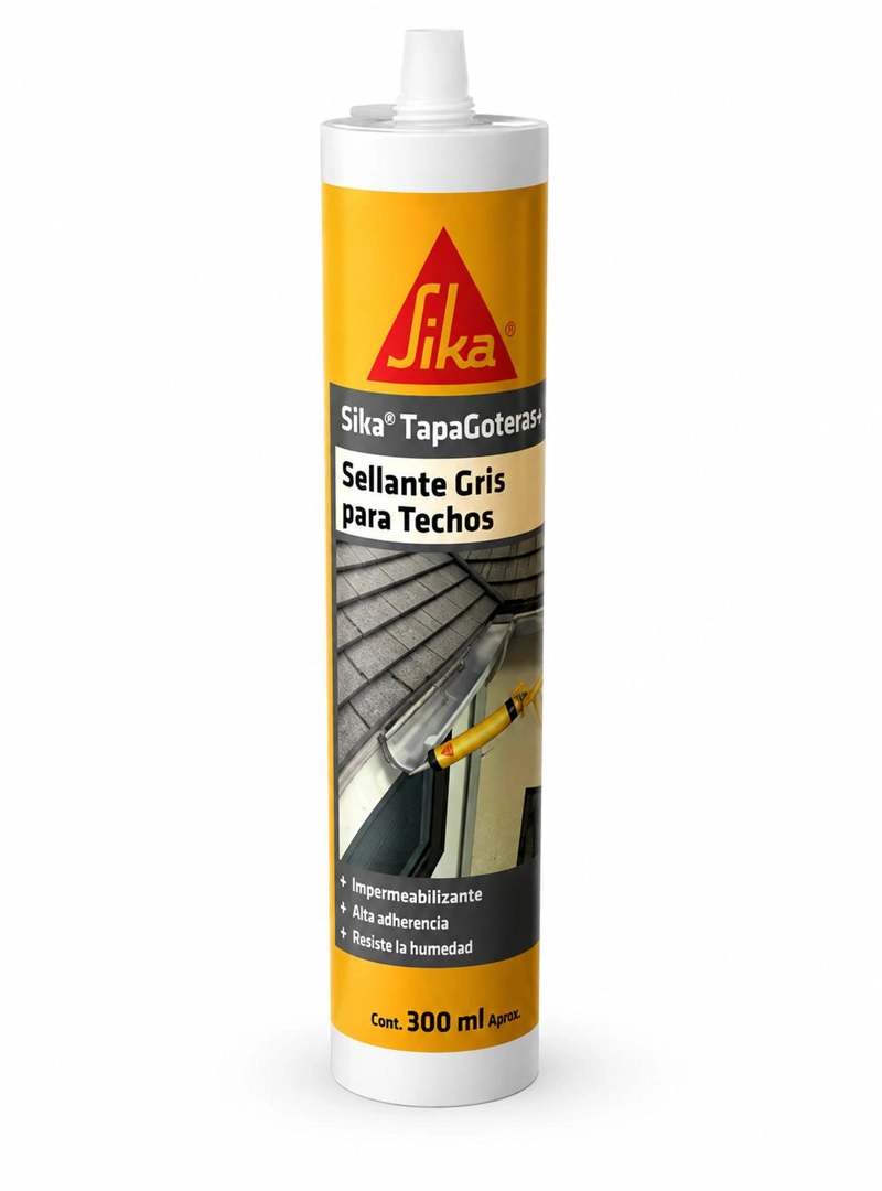 SELLANTE TAPAGOTERA SIKA CTSIK03 300 ML GRIS PARA TECHOS - 3