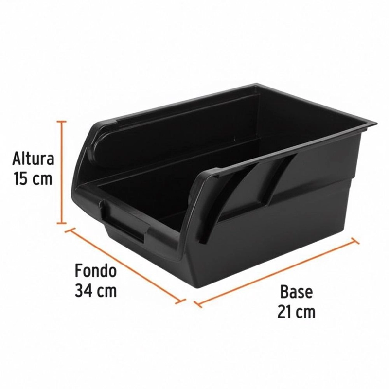 GAVETA TRUPER CTTRU108 APILABLE PLÁSTICA 4 - 5