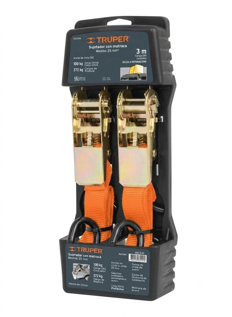 ESLINGA TRUPER CON MATRACA CARGA 675KG. 2024 - 1