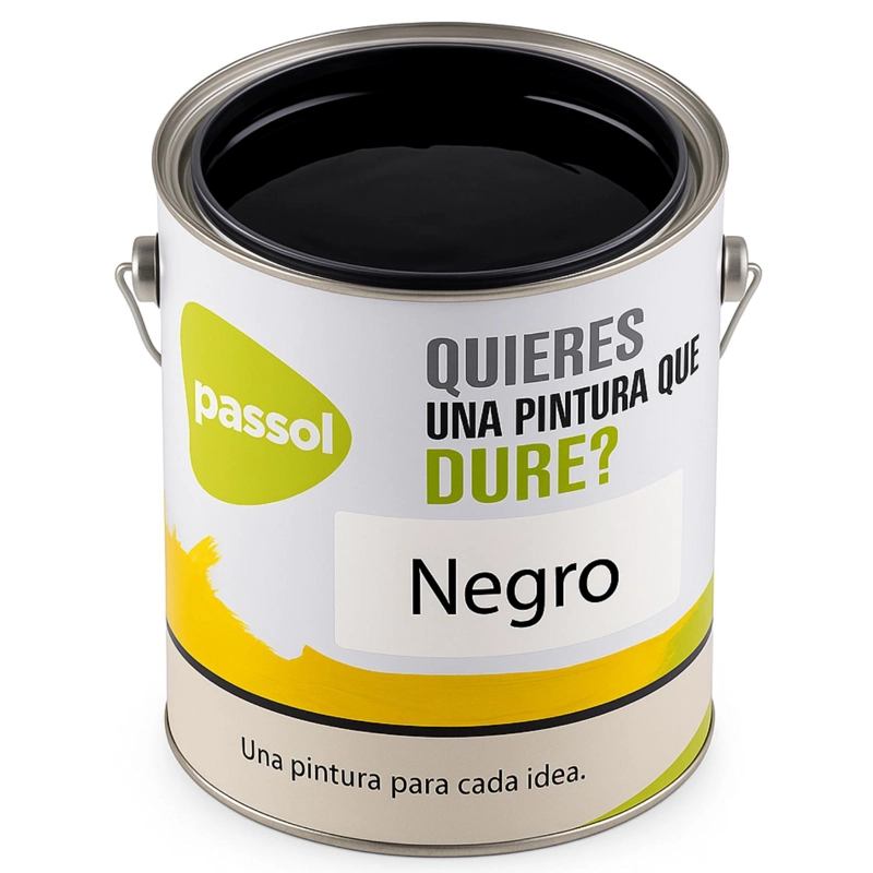 ANTICORROSIVO ALQUIDICO NEGRO 1 GALON PASSOL (REJAS,FIERRO - 2
