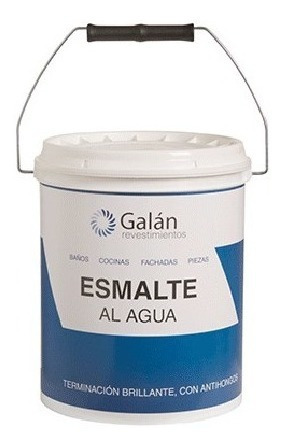 ESMALTE AL AGUA CTG05 PINTURA GALAN ROJO COLONIAL SEMIB ANTIHONGOS - 1